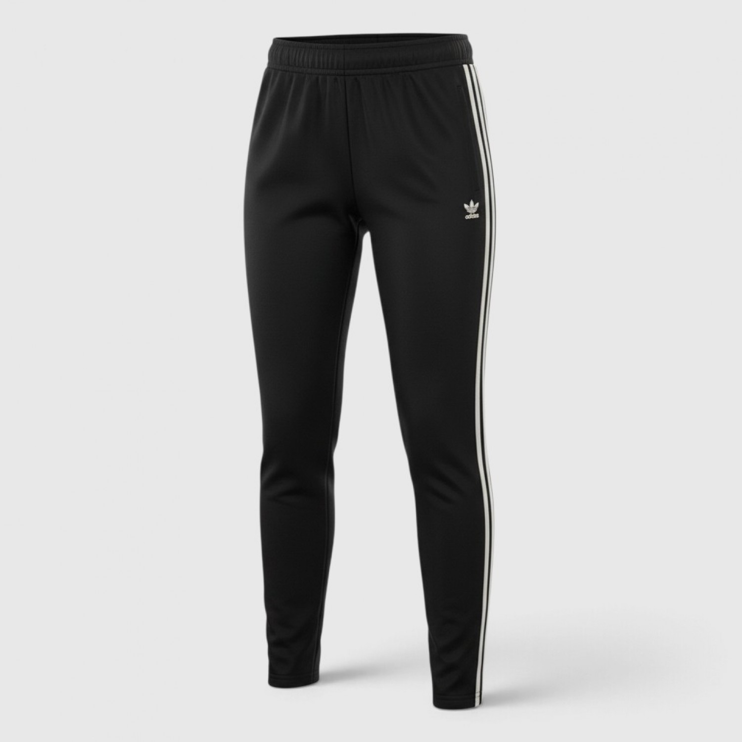 Adidas Originals 3-Stripes Μαύρο Παντελόνι / Pre Owned